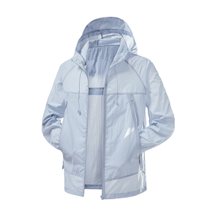 Nouvelle collection été : Combinaison de protection UV pour homme, résistante aux UV, 100 % polyester, col boutonné, design découpé - Product Image 1