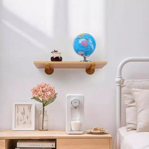 Vàng & sắt ống Kệ chân đế công nghiệp cổ điển nhà bếp kệ treo tường DIY nổi kệ - Product Image 2