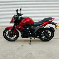 Moto de rue Haojue DR150 - 150 cm³ monocylindre, freins à disque avant et arrière, économique en carburant et puissante >100 km/h Chine