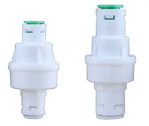 Purificateur d'eau vanne réductrice 1/4 accessoires de purificateur d'eau droite à travers la soupape de pression de marteau d'eau