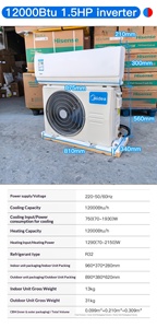 Climatiseur mural split intelligent 1,5 CV 12000 BTU R32 autonettoyant silencieux KFR-35 – Capacité 1,5 CV idéale pour rafraîchir - Product Image 5