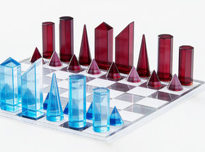 Set di <span class=keywords><strong>Scacchi</strong></span> di Lusso Personalizzato - Design Elegante Opaco Trasparente, Ideale per Regali Aziendali, Decorazione Ufficio e <span class=keywords><strong>Collezione</strong></span> - Product Image 3