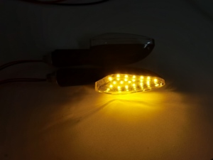 ไฟเลี้ยวรถจักรยานยนต์ ADT ไฟเลี้ยว 16 LED สีเหลือง - Product Image 3