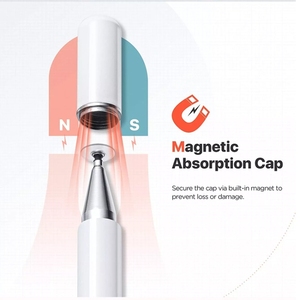 Mẫu miễn phí độ chính xác cao sử dụng duy nhất từ hút điện dung thụ động bút điện thoại di động cảm ứng <span class=keywords><strong>Stylus</strong></span> với 2 đầu bút - Product Image 4