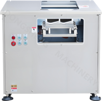 Trancheuse à poisson électrique commerciale en acier inoxydable à coupe inclinée, idéale pour la préparation du poisson et du bar.