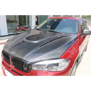 Kit de Protección de Capó de Motor de Fibra de Carbono para BMW X5 X6, Modificación y Mejora de Parachoques Delantero para Autos F15 F16 2013-2018 - Product Image 6