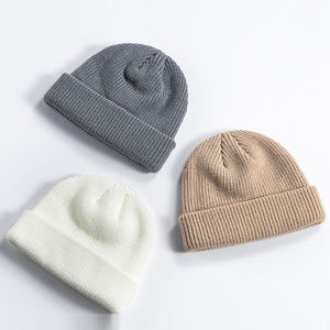 OEM bajo MOQ invierno al aire libre correr sombrero parche pescador bordado de punto logotipo personalizado Beanie sombreros - Product Image 6