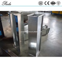 Machine de fabrication de conduits d'air carrés HVAC, ligne de production automatique 5 en promotion