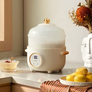 Cuisinière lente électrique, cuiseur vapeur, <span class=keywords><strong>pot</strong></span> en céramique, soupe de nid d'oiseau, ragoût, tonique pour femmes enceintes, supplément pour bébé, <span class=keywords><strong>chauffe</strong></span>-plat - Product Image 4