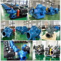 Pompe centrifuge horizontale à double aspiration HUIZHENG de 16 pouces, 1200 m³/h, grande taille, pour eau de rivière