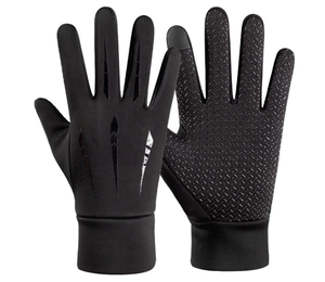 Gants de cyclisme unisexes de style sportif imprimés, résistants à l'eau et compatibles avec les écrans tactiles, vente en gros - Product Image 6