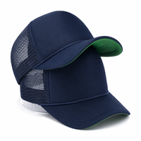 Logo personnalisé broderie 3D sport 5 panneaux maille vierge mousse camionneur chapeaux casquettes fabricant