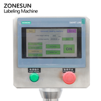 ZONESUN ZS-TB260RA automatique Sauce piquante pot de confiture bouteille ronde inviolable bouchon de bouteille et autocollant de corps étiqueteuse