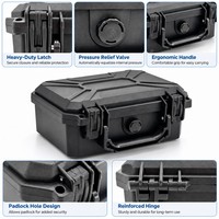 Étui de rangement pour microphone audio léger, étanche IP67 et résistant aux chocs, avec protection en mousse personnalisée OEM/ODM
