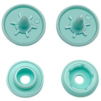 Rivets à pression Fixation plastique blanche Boutons à pression 10mm