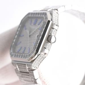 Montre mécanique de plongée pour homme, 45 mm, mouvement en acier de haute qualité, cadran serti de diamants, montre de luxe - Product Image 2
