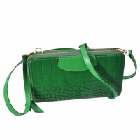 Mode Crocodile PU Cuir Crossbody Femmes Portefeuille Sac à main
