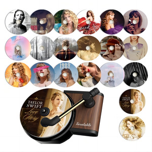 Cá nhân mini retro Turntable phonograph xe máy ghi âm với thay thế mùi hương CD hương liệu tấm tùy chỉnh xe làm mát không khí - Product Image 5