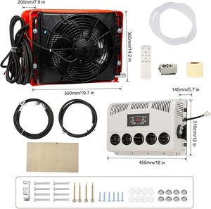 Aire Acondicionado TELCOOL de 12V CC Tipo Split para Camiones, Autocaravanas, Vehículos Agrícolas, Remolques, Excavadoras, Furgonetas, Repuesto/Reparación - Product Image 6