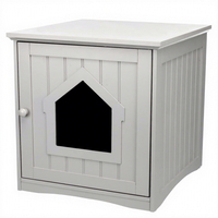 Meilleures ventes : Maison pour chat et chien moderne pour salon intérieur, en bois, imprimé animal, respirante, petite cage pour chien toutes saisons