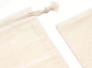 Custom Size Recycled Colorful <b>Cloth</b> Cotton Canvas Drawstring <b>Dust</b> Bag With Logo for Food Nuts Rice Vegetable - Product Image 4