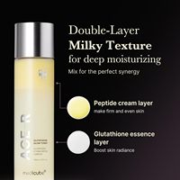 Tonique Lacté Éclat Anti-Âge au Glutathion medicube Age-R, Faible Irritation, Double Action pour un Teint Uniforme et un Éclat de Verre, Soin Coréen pour la Peau