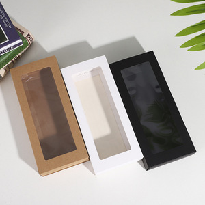 Tùy chỉnh kraft giấy ngăn kéo hộp quần áo đồ trang sức Hộp Quà Tặng Bao bì hộp quà tặng với cửa sổ - Product Image 5