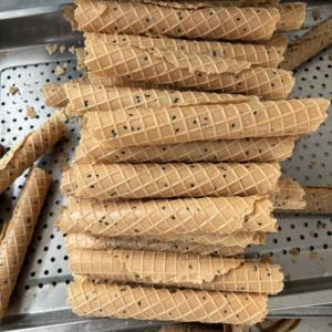 Заводская поставка, машина для производства яичных рулетов, русская машина для изготовления рулетов, регулируемый размер, толщина вафель, машина для печенья - Product Image 5