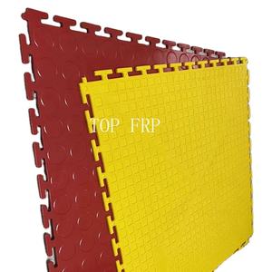 Carreaux de sol intérieurs en PVC robustes à emboîtement tapis d'entrepôt en plastique amovibles pour revêtement de sol en vinyle d'atelier - Product Image 1