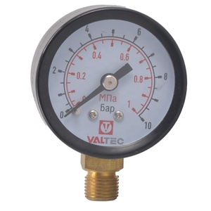 เกจวัดความดันตัวชี้คู่แบบแม่นยำ1/4 NPT 2.3ความแม่นยำสูงรับประกัน1ปีโรงงานจีนเจ้อเจียง - Product Image 1