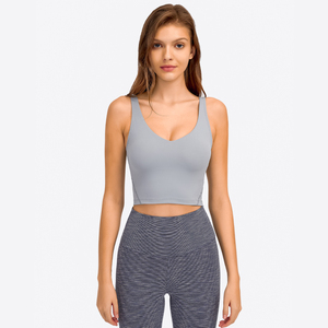 S2054 Áo Ngực Độn Yoga Thể Dục Nén Cho Nữ Áo Ngực Thể Thao Tập Luyện Bán Sỉ Có Đệm Logo Tùy Chỉnh - Product Image 3