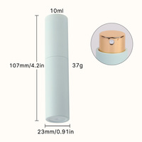 Flacon de parfum portable en stock, 10 ml, en plastique, format voyage, atomiseur de parfum rechargeable pour huiles essentielles et emballage cosmétique