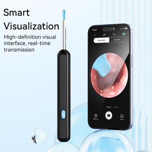Ráy tai làm sạch Remover loại bỏ công cụ thiết lập 3.5mm 6LED wifi không dây kỹ thuật số tai otoscope mini với máy ảnh video earpick ear Scoop - Product Image 2