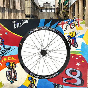SHINUONUO MG-R500 <span class=keywords><strong>Llanta</strong></span> de Alta Calidad de 32H con Logotipo Reflectante, Velocidad Única, Profundidad de <span class=keywords><strong>Llanta</strong></span> de 40MM, Tipo Clincher, para Bicicleta de Piñón Fijo V 700C de Aluminio - Product Image 3
