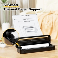 Dropshipping Phomemo M832 Imprimante thermique portable A4 300dpi sans fil pour téléphone portable Imprimante Phomemo