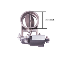 Valve électronique d'échappement 2 fils 12V 2 "2.36" 2.5 "3" Valve électrique de silencieux d'échappement de voiture