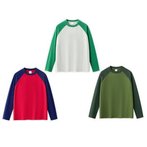 T-<span class=keywords><strong>shirt</strong></span> à manches raglan en coton lourd 270GSM, <span class=keywords><strong>couleur</strong></span> contrastée, t-<span class=keywords><strong>shirt</strong></span> basique pour homme, vente chaude - Product Image 2