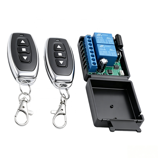 DC 12/24V 433MHz RF Remote Control Switch 2CH Relay Receiver Smart Home Automation Module for Garage Gate