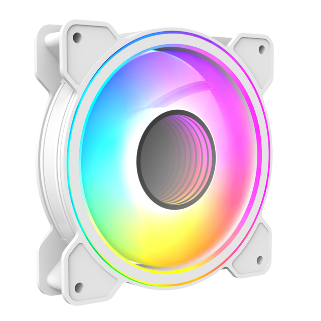 Factory Free Sample Computer Case Fans PWM Control RGB PC Cooling Fan 120mm 12V Colorful ARGB Lights Gaming PC Case Cooler Fan