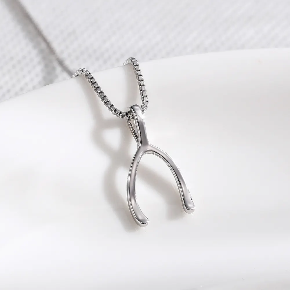 Caoshi уникальный дизайн изысканный раздвоенный рыбья кость кулон ожерелье для женщин уточнить ювелирные изделия для женщин и девочек 2021 Мода ожерелье