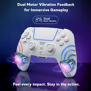 Control Inalámbrico para PS5, Gamepad Bluetooth RGB con Carga Tipo-C - Product Image 2
