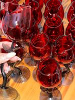Vente en gros d'usine, gobelet en verre transparent de haute qualité, nouveau design en forme de rose, soufflé à la main, pour l'eau et le vin