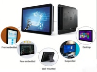Nouvel ordinateur industriel tout-en-un Yingtouch 19 pouces avec écran tactile capacitif USB/DVI pour données de ligne Kanban
