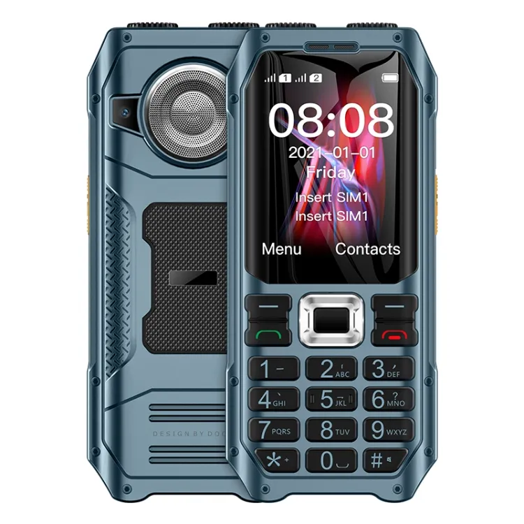 K80 बड़ी सुविधा बीहड़ फोन निविड़ अंधकार Shockproof 21 चाबियाँ टॉर्च एसओएस दोहरी सिम जीएसएम 2 जी मोबाइल फोन