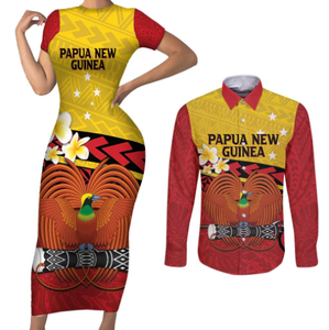 POD Dropshipping Papua New Guinea Matching <strong>Clothes</strong> for Couples Bodycon Dresses for Ladies and Png Shirt - Product Image 3