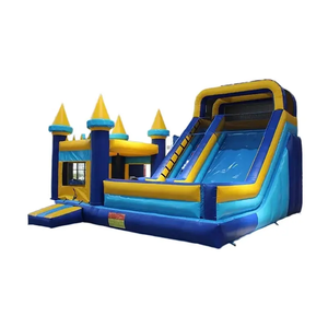 Thiết kế mới dành cho người lớn & Thương mại trẻ em <span class=keywords><strong>Inflatable</strong></span> <span class=keywords><strong>Bouncer</strong></span> lâu đài Bền PVC ướt/khô Combo trượt cho các bên & sự kiện - Product Image 4
