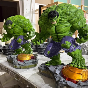 Figuras de Resina de Iron Man, Spider-Man y <span class=keywords><strong>Hulk</strong></span> de Marvel, Decoración de Escritorio de Oficina con Diseño de Películas de Marvel - Product Image 4
