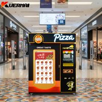 Distributeur automatique de pizzas entièrement automatique pour aliments frais, vente ODM, fonction SDK, écran tactile numérique, carte de crédit, code QR