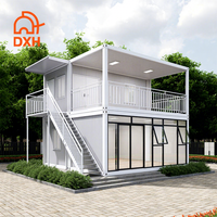 Casa Prefabricada de Fábrica de Fácil Instalación Casas Contenedor Modernas de 2 Pisos Casas Modulares Portátiles Móviles