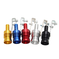 Yuechi Sifflet de son turbo universel en aluminium pour tuyau d'échappement, accessoire extérieur pour voiture et moto, taille S